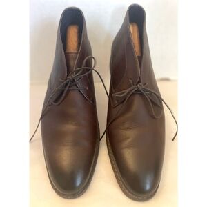 Moretti GlenShoes Black label Size 12 D Mens Leather Ankle Boot - Burgundy